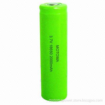 Li-ion Battery, 3.7V, 18650, 2,000mAh with Different Capacities